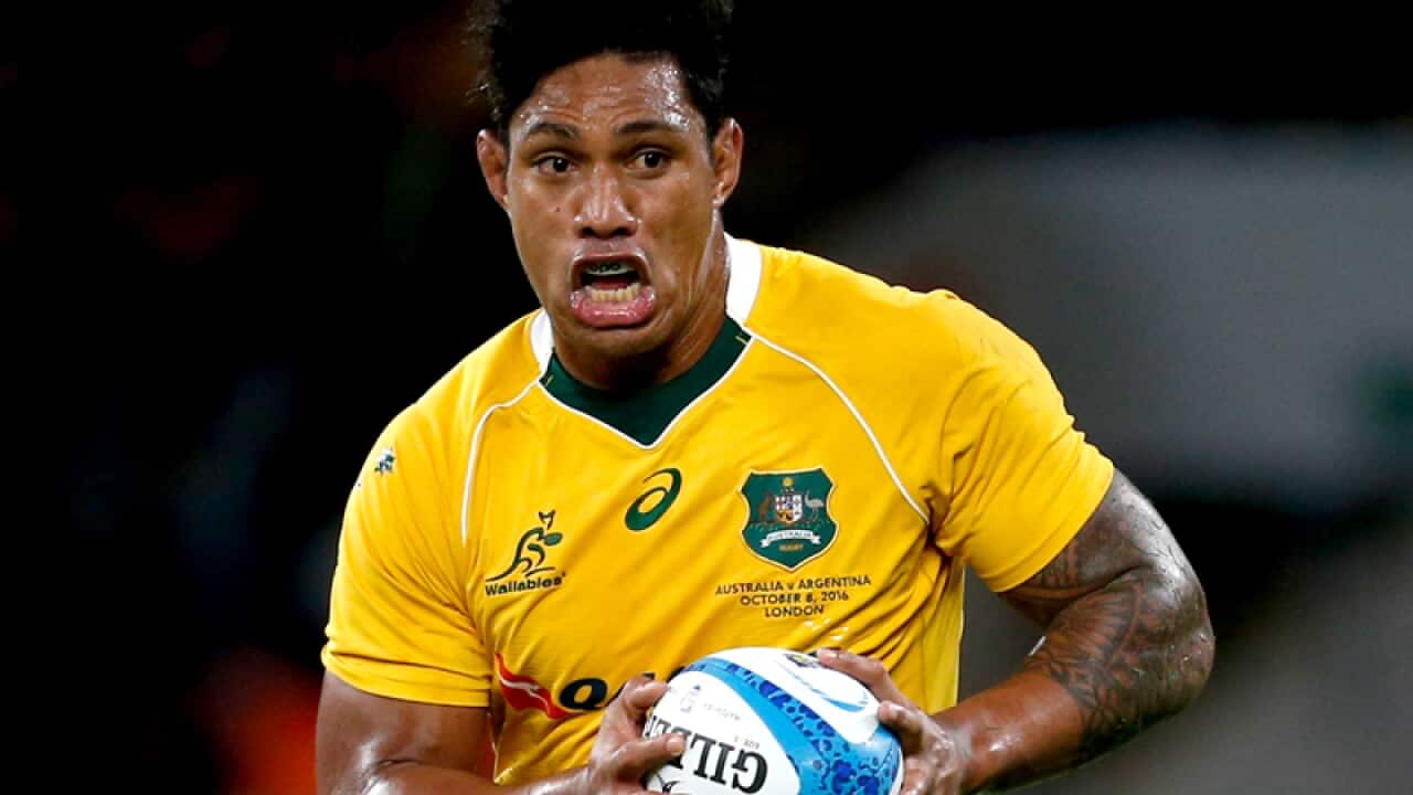 Australia's Lopeti Timani.