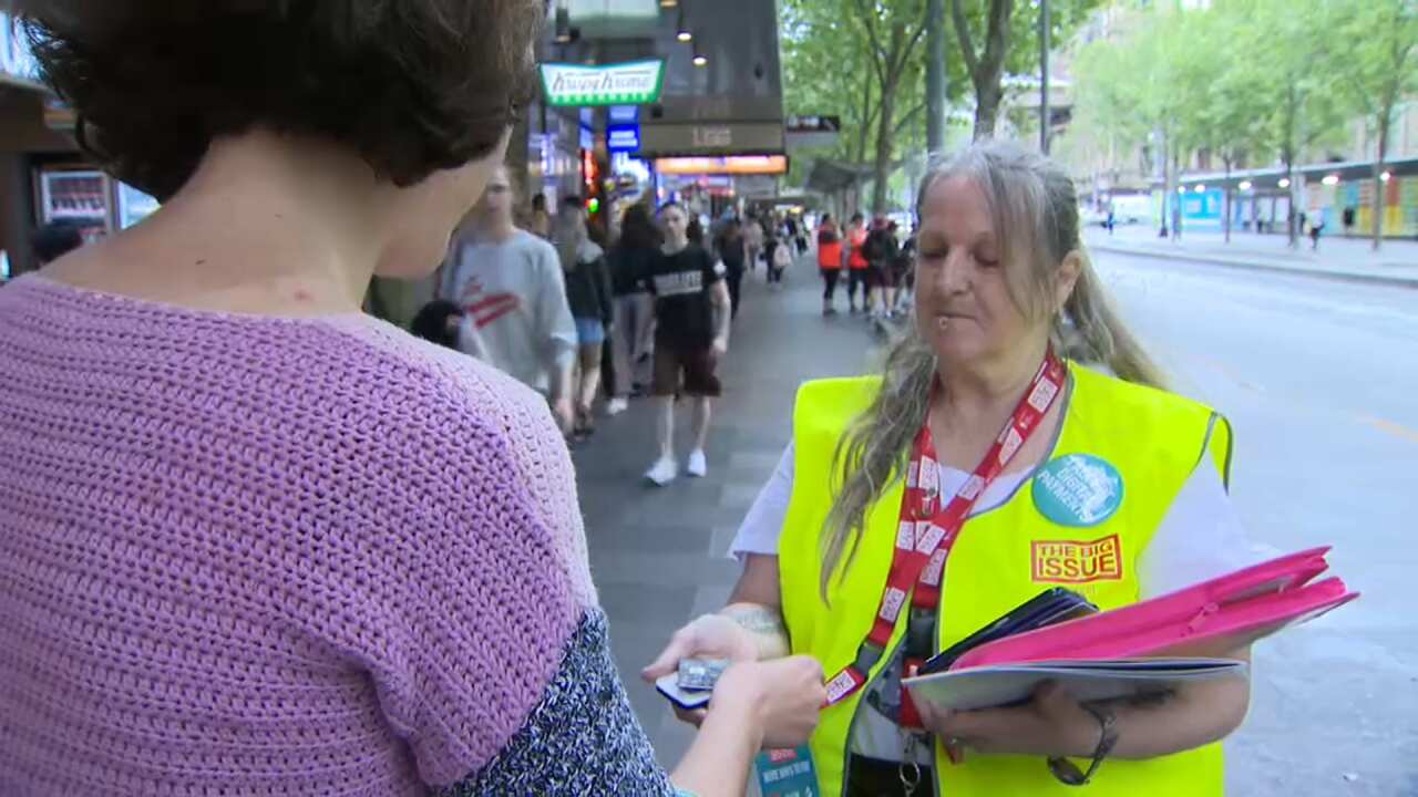The street magazine The Big Issue has joined the digital revolution by introducing tap-and-go technology.