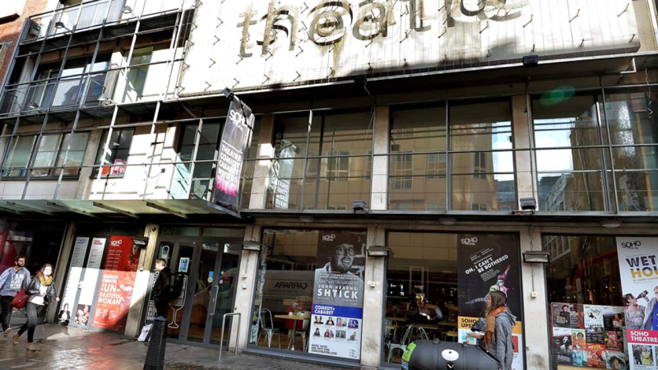 Soho Theatre in Dean Street, London.