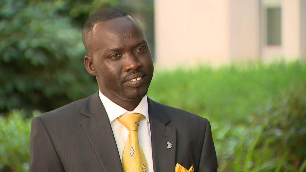 Elijah Buol, CEO of Asylum Seekers Centre
