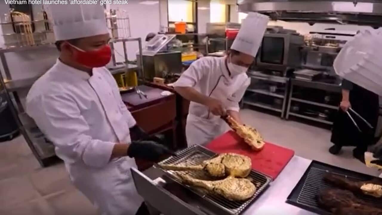 Vietnamese 'affordable' gold steak
