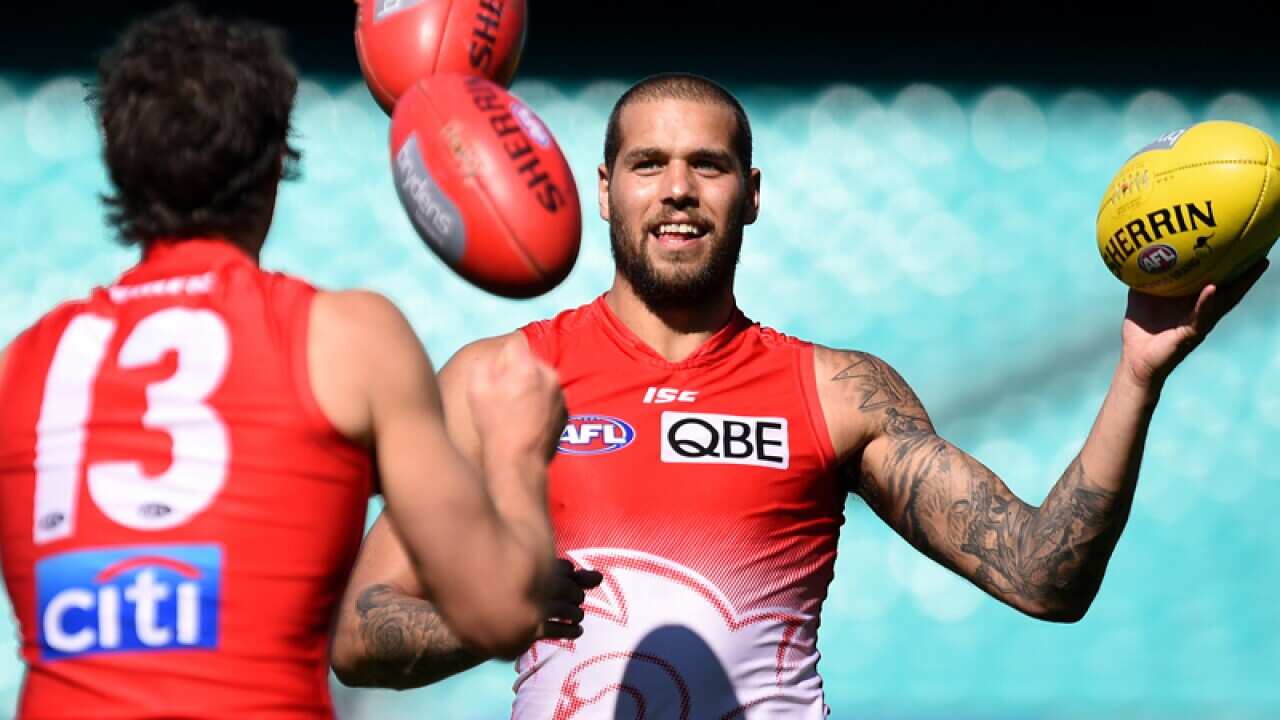 Lance Franklin and Kurt Tippett.