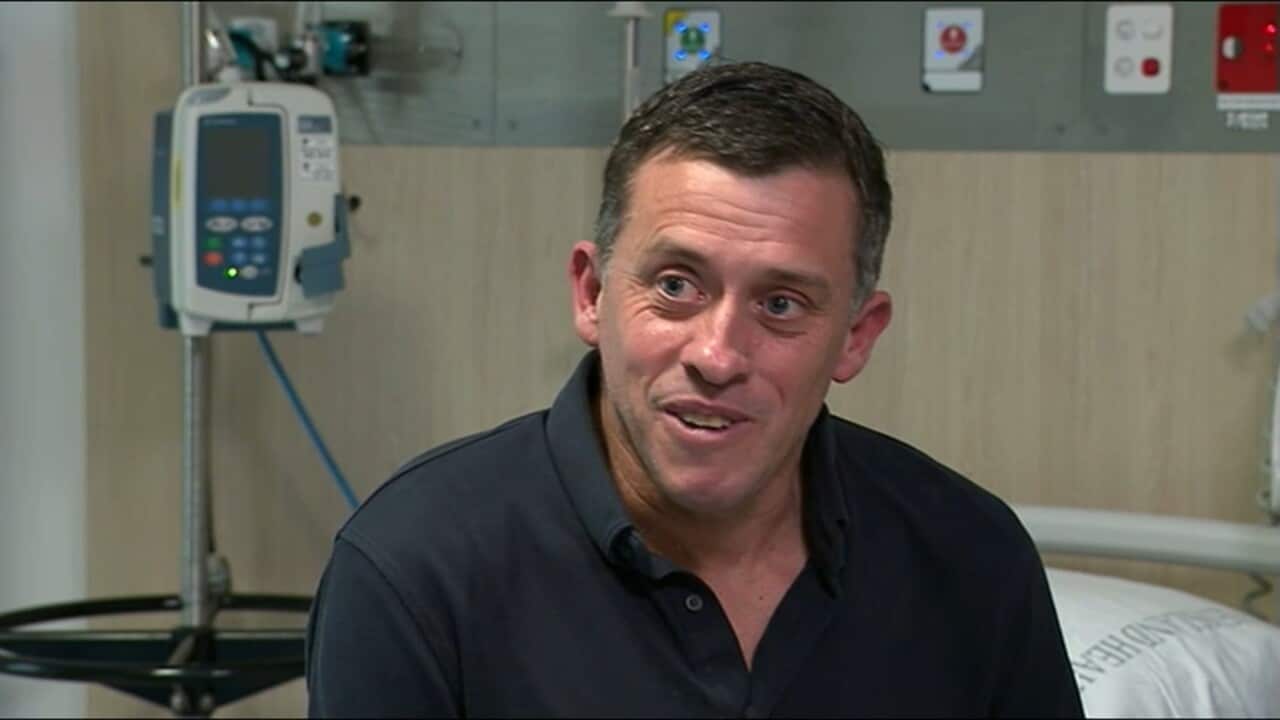 Darren Bullock is living with cystic fibrosis