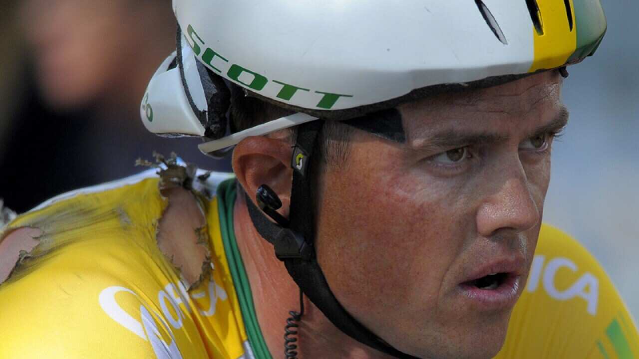 Orica Greenedge Procycling team rider Simon Gerrans of Australia