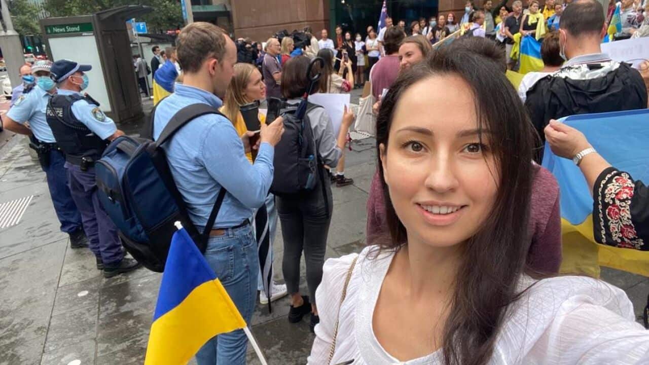 Kateryna Argyrou, co-chair of the Australian Federation Ukrainian Organisation