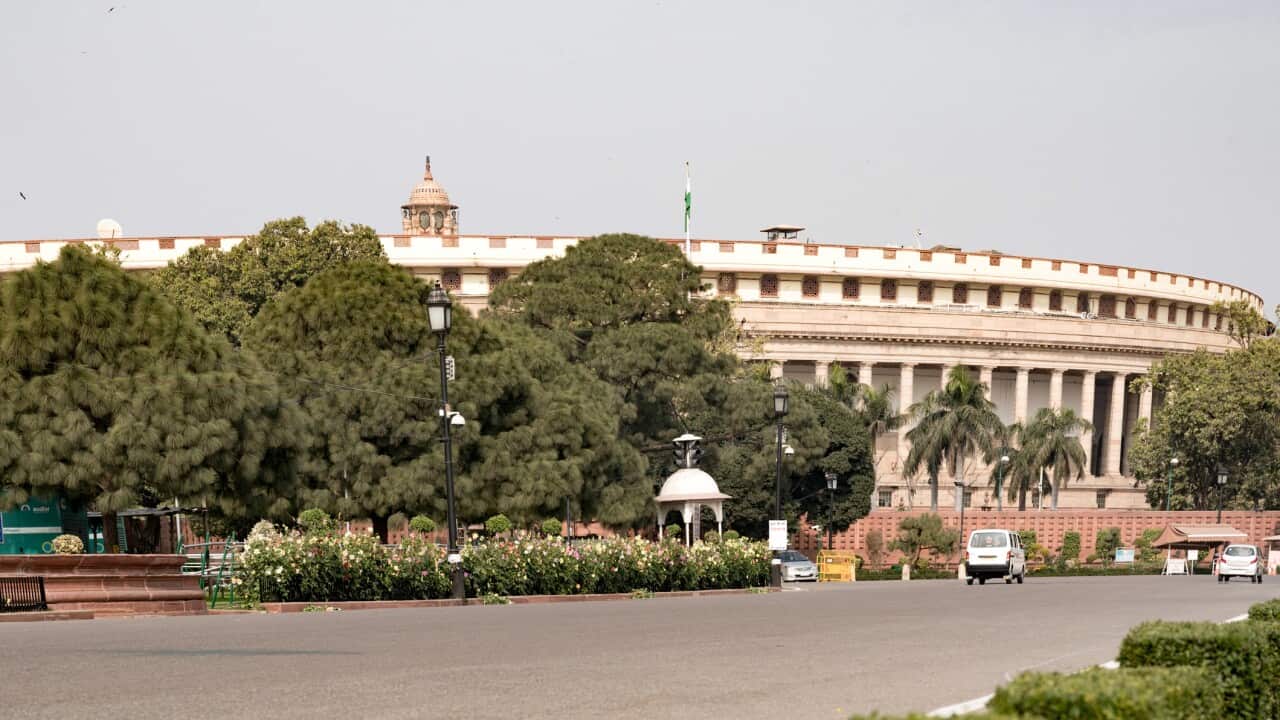 Sansad Bhawan (Parliament Building), New Delhi, India