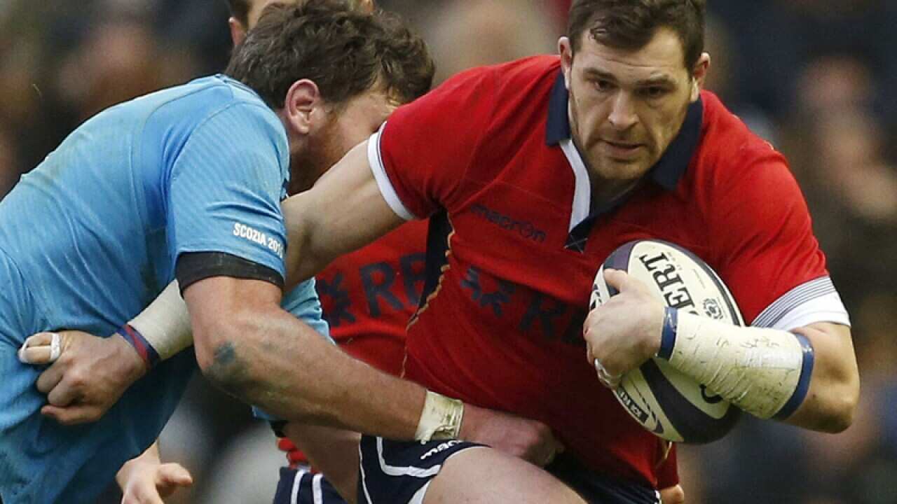 Scotland's Sean Lamont during the RBS Six Nations