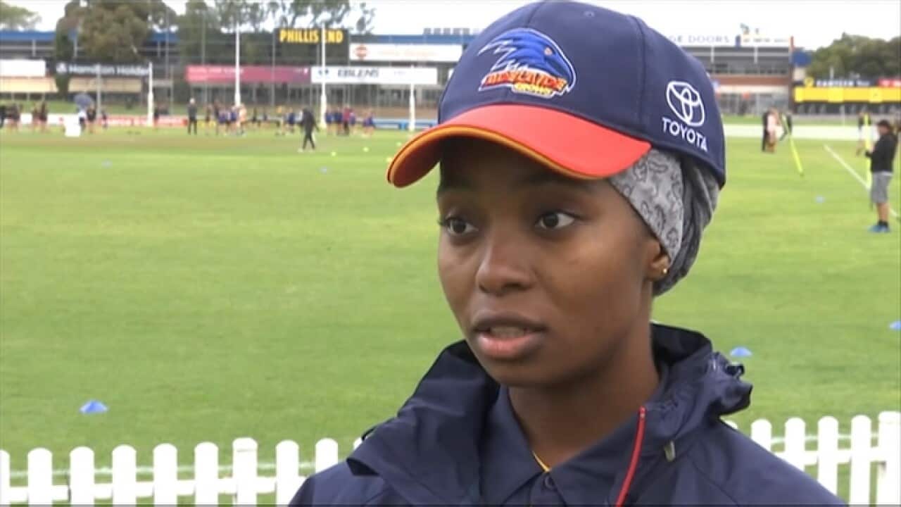 Cecile Saidi, Adelaide Crows' multicultural liaison officer