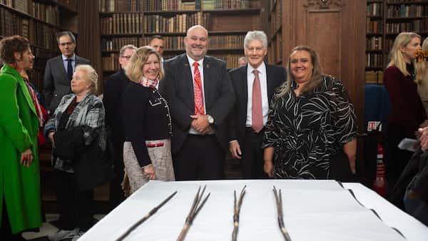 'Survivors from a moment in time': Ancient spears handed back image