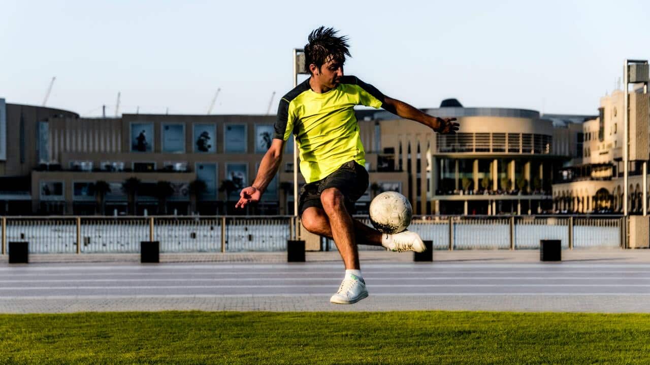 A representative image of a soccer player.