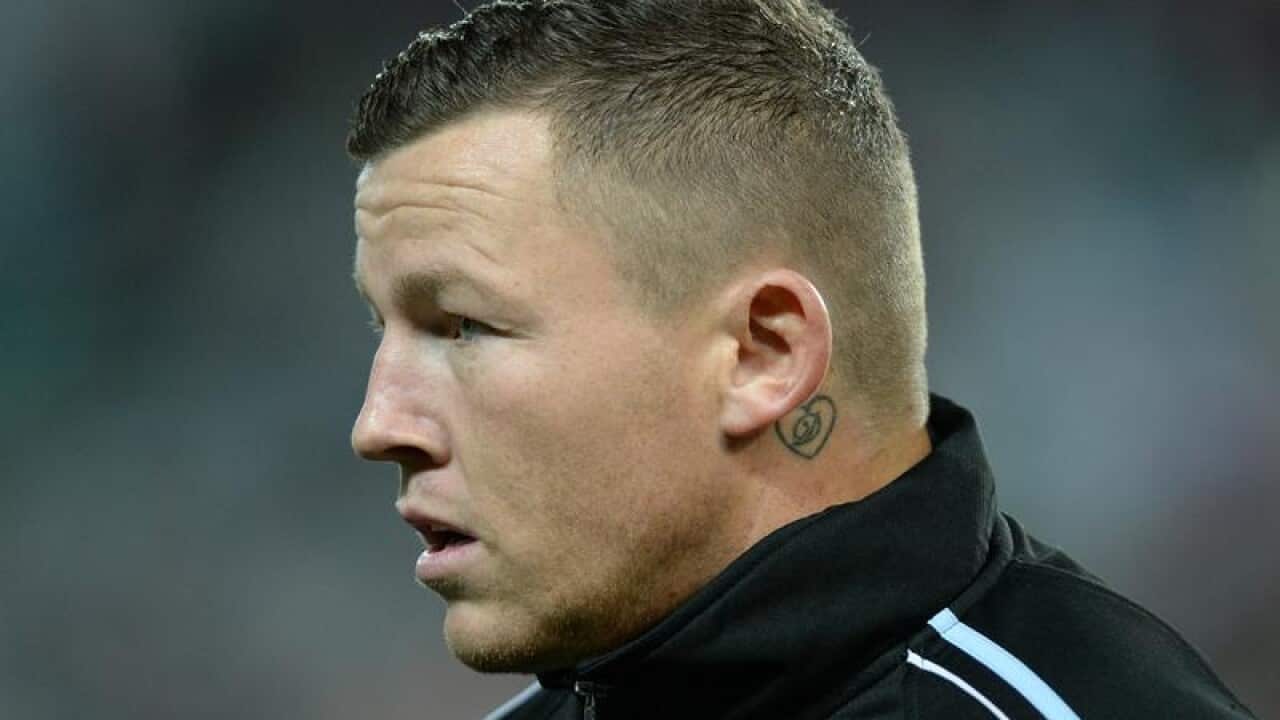 A file image of NRL player Todd Carney on the sidelines.