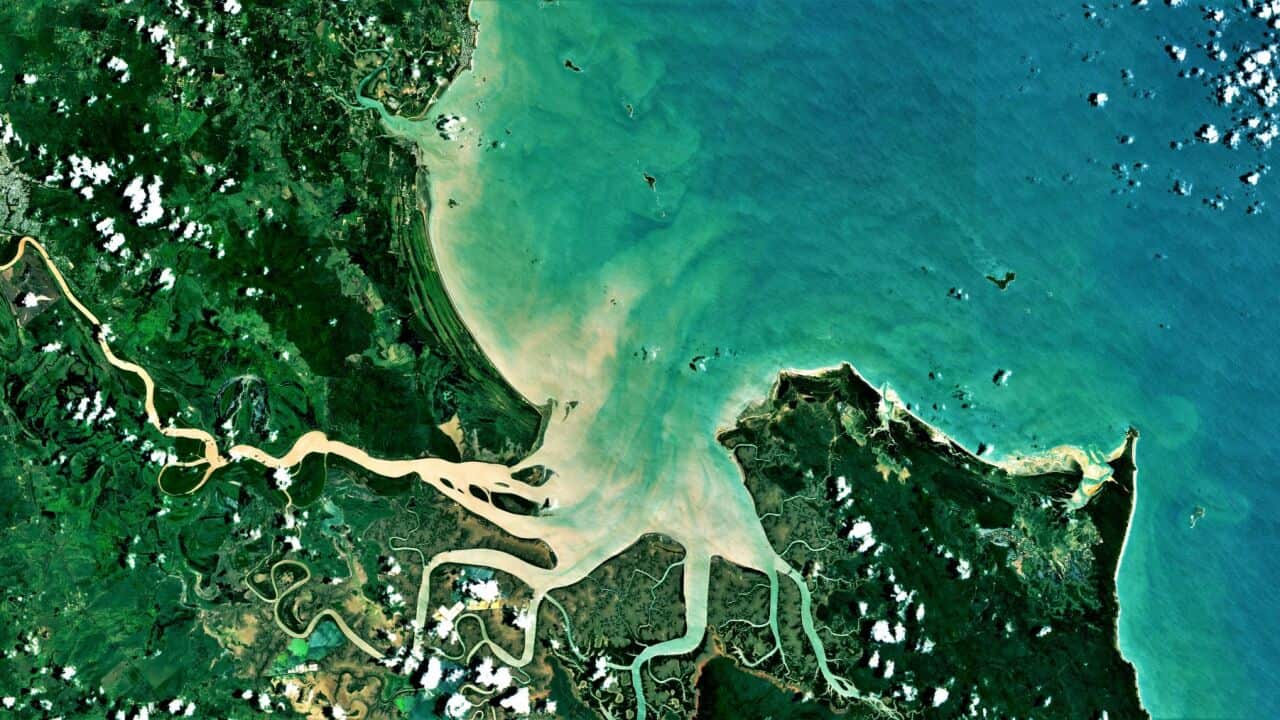 4.Satellite image of sediment flow from Fitzroy River to Great Barrier Reef_Sentinel-2_credit_European Union.jpg