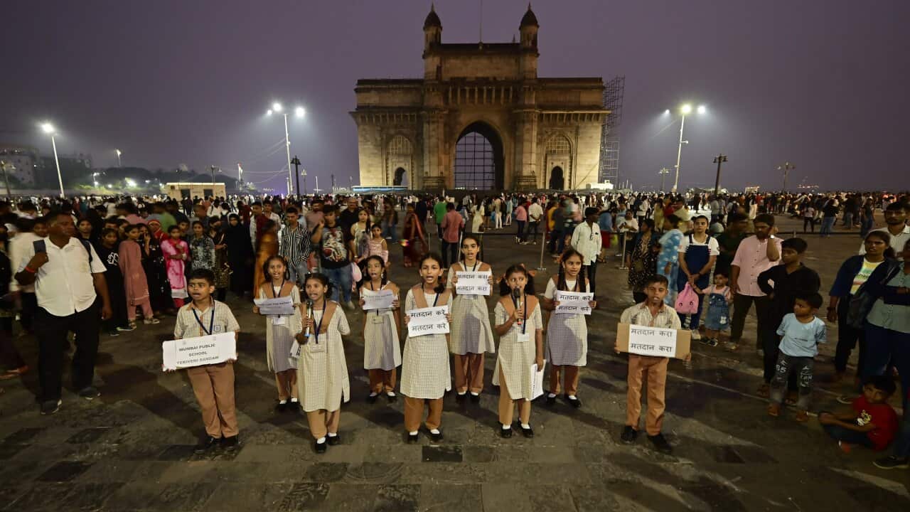 India: BMC With Students Appeal To Cast Their Vote For Maharashtra State Assembly Elections 2024
