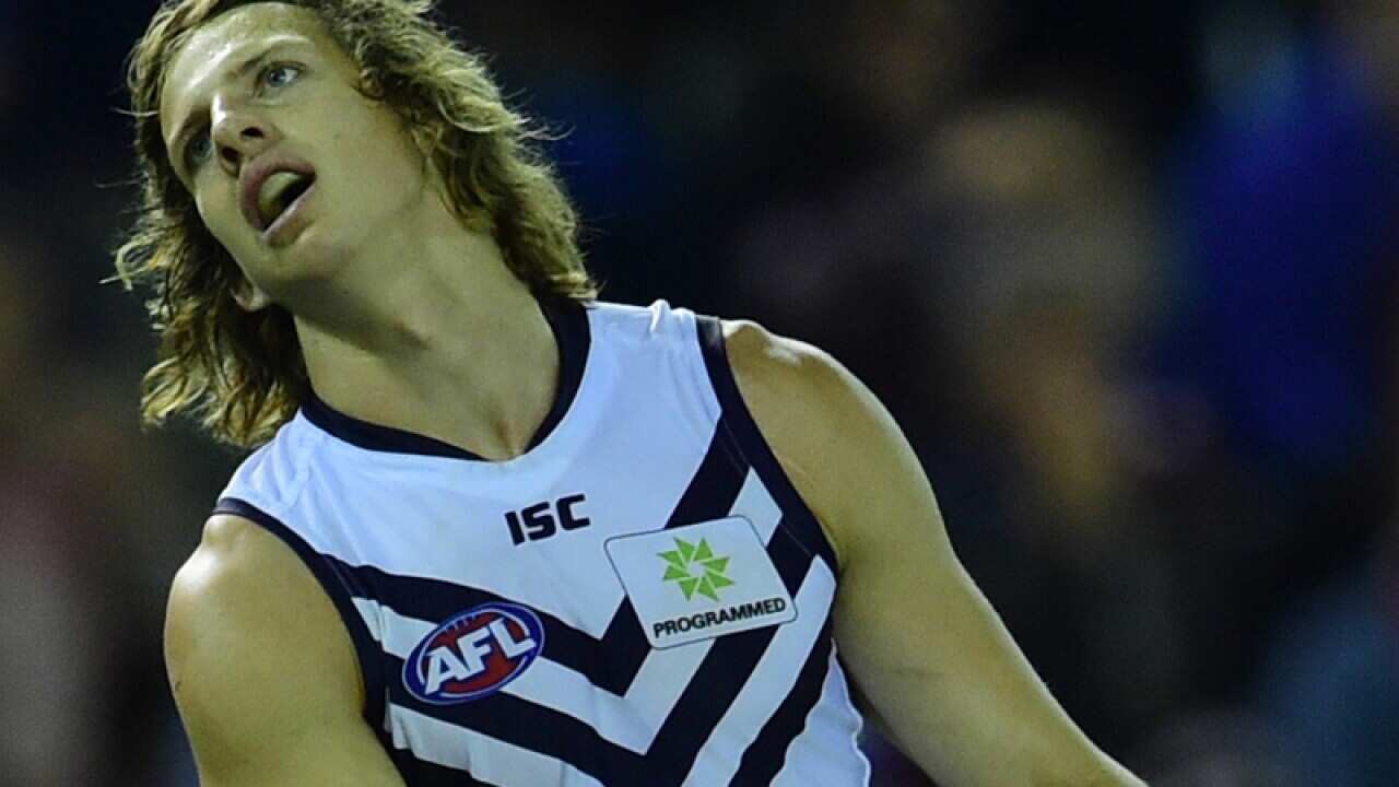 Fremantle Dockers player Nat Fyfe.