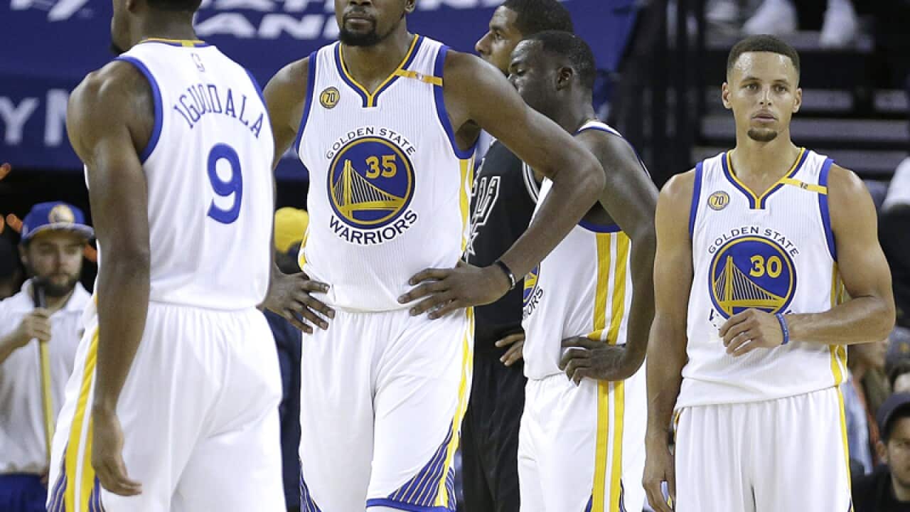 Golden State Warriors player Kevin Durant