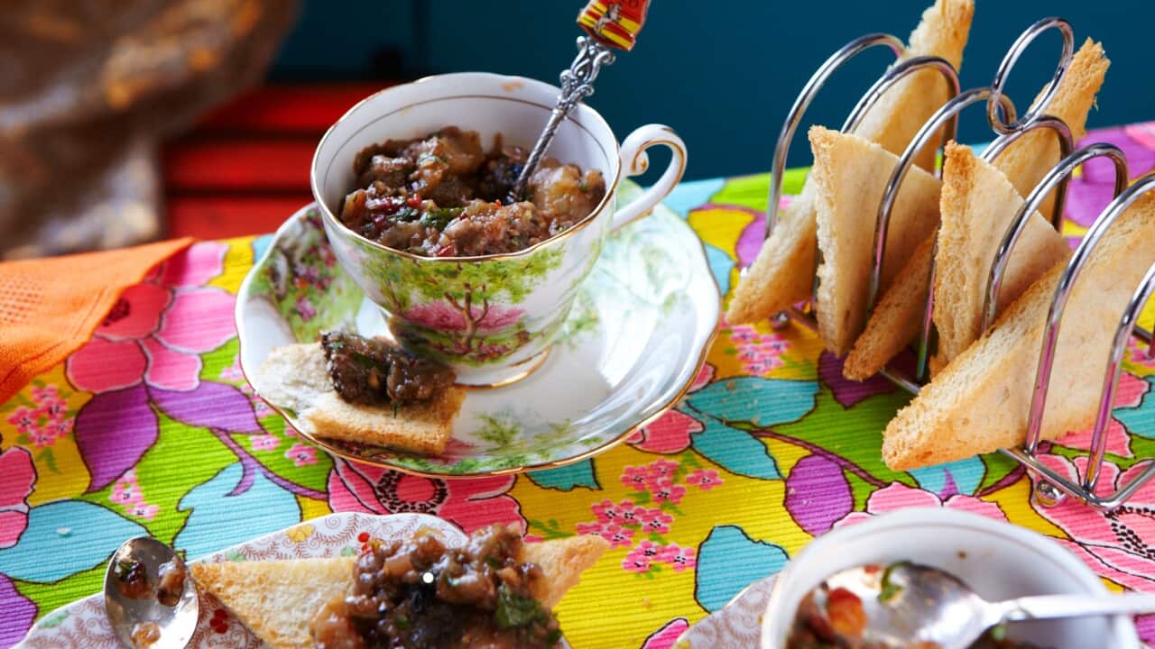 Roast Eggplant dip 
