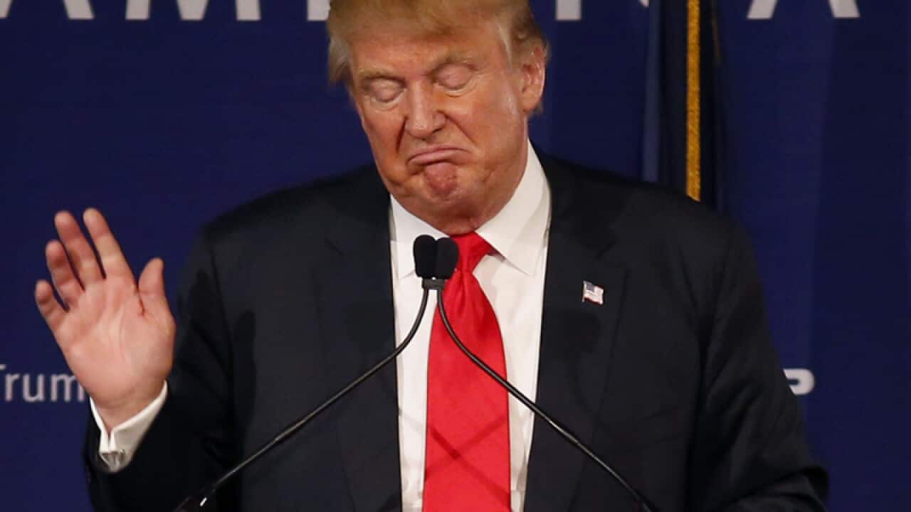 Republican presidential candidate Donald Trump