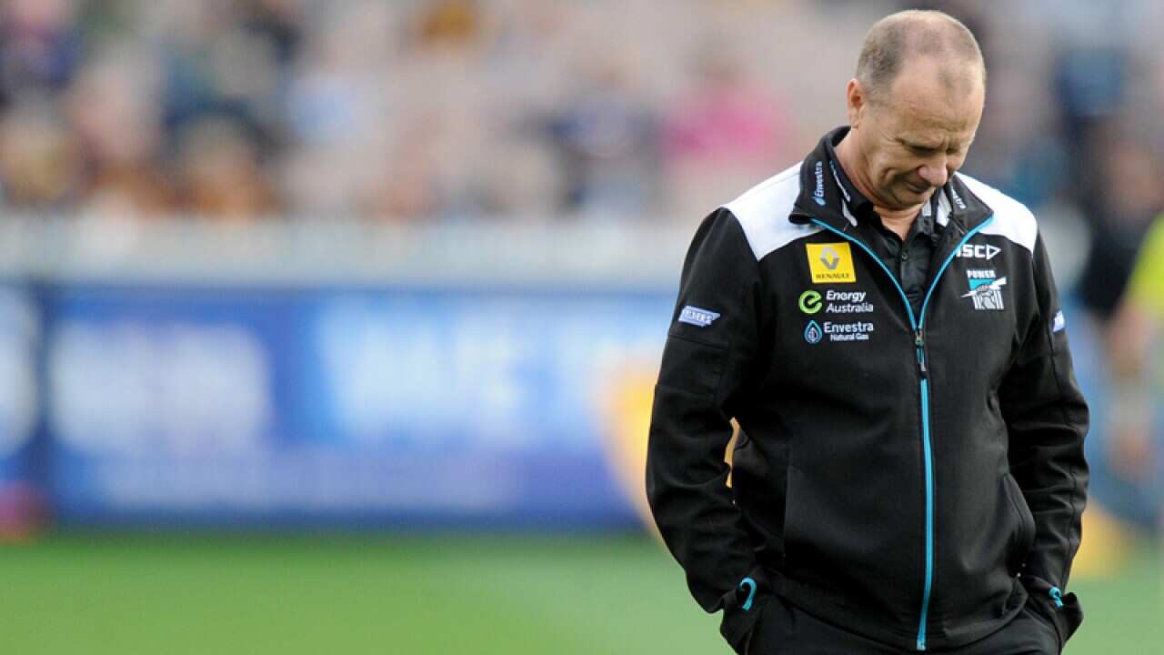 Port Adelaide coach Ken Hinkley.