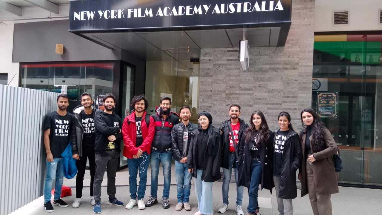 Pakistani film makers at New York Film Academy, Sydney