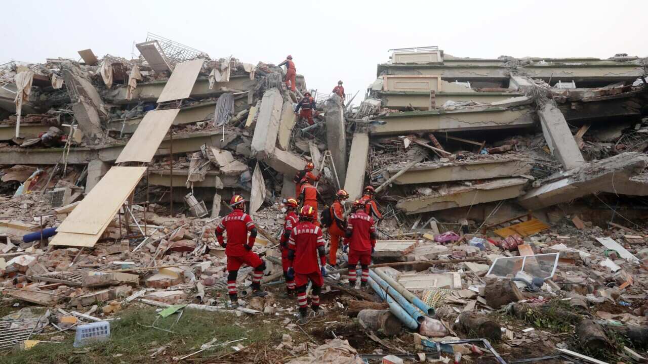 Rescue operations continue in Myanmar following powerful earthquake