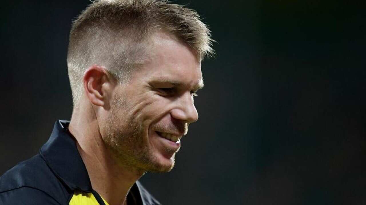 Captain David Warner of Australia