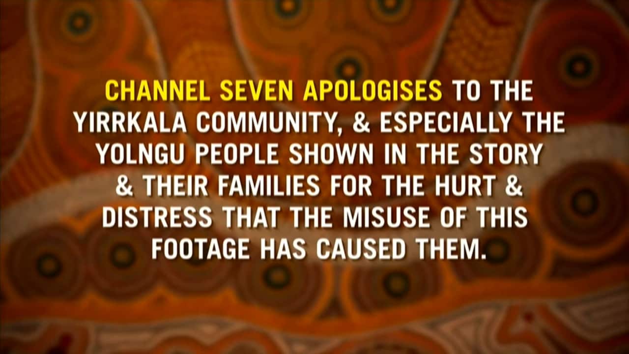 Channel seven apology