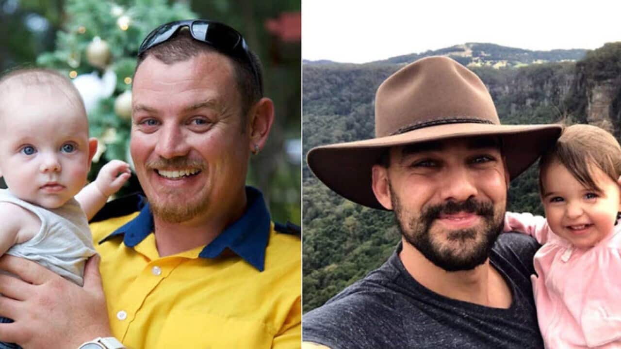 ‘Hero’ volunteer firefighters Geoffrey Keaton and Andrew O'Dwyer