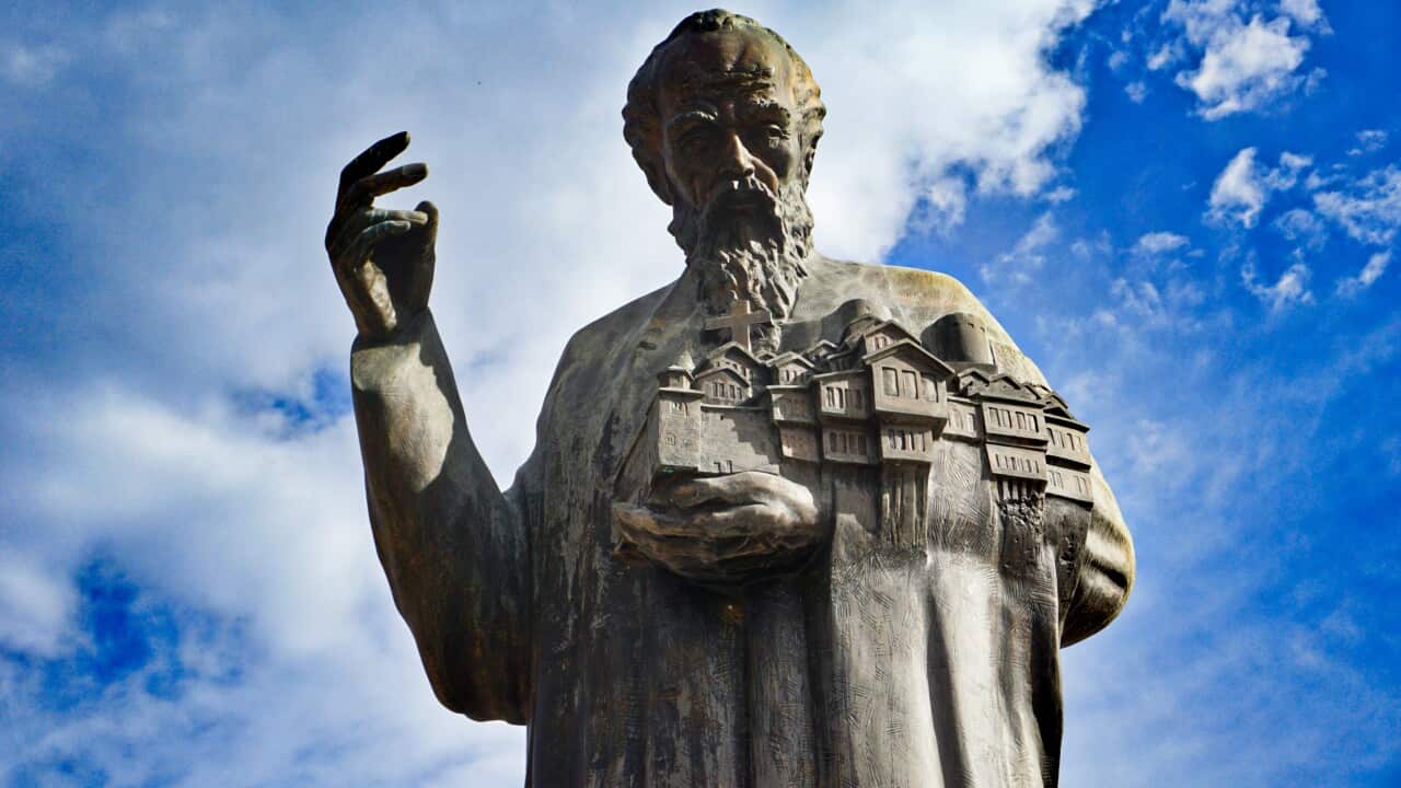 Monument To St. Naum Of Ohrid