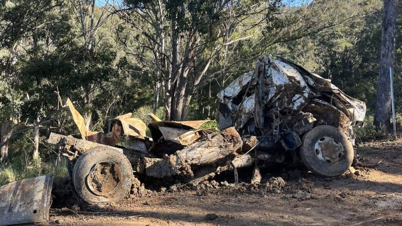 Caminhão em Menangle (NSW)
