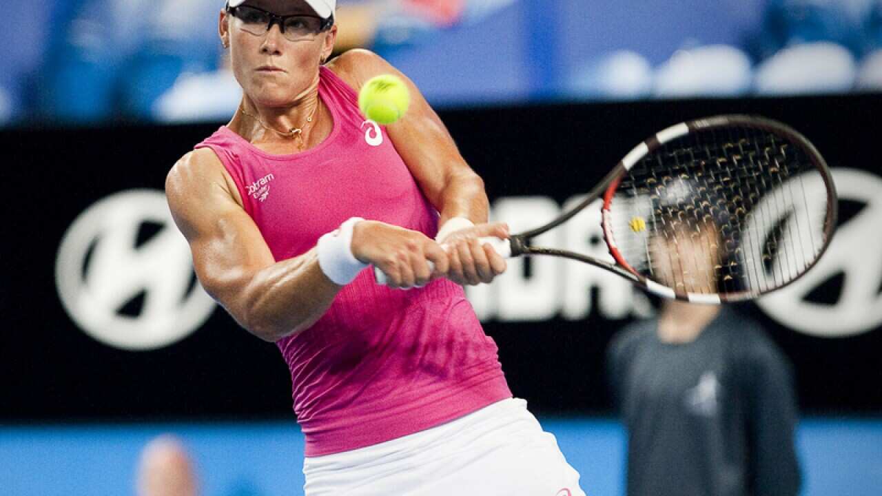 Sam Stosur of Australia during the Hopman Cup