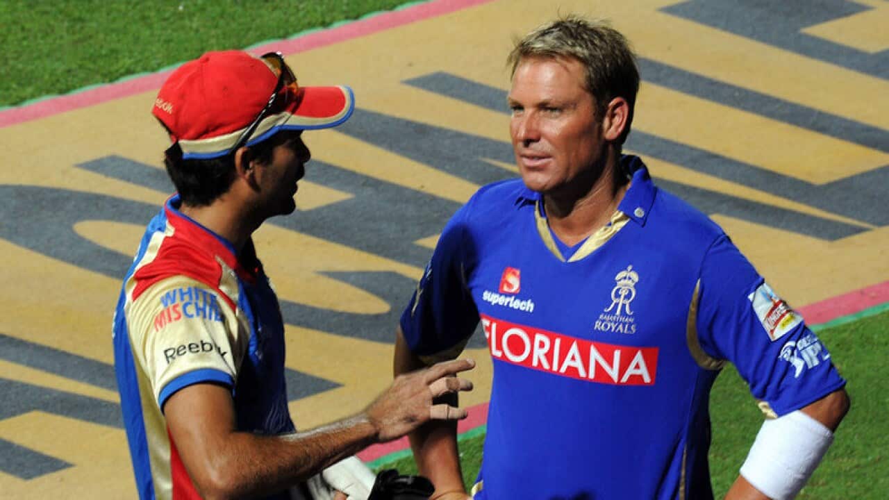 Dilshan with Shane Warne