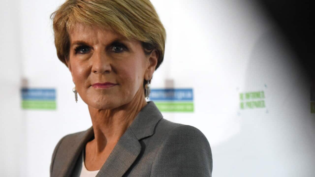 Foreign Minister Julie Bishop