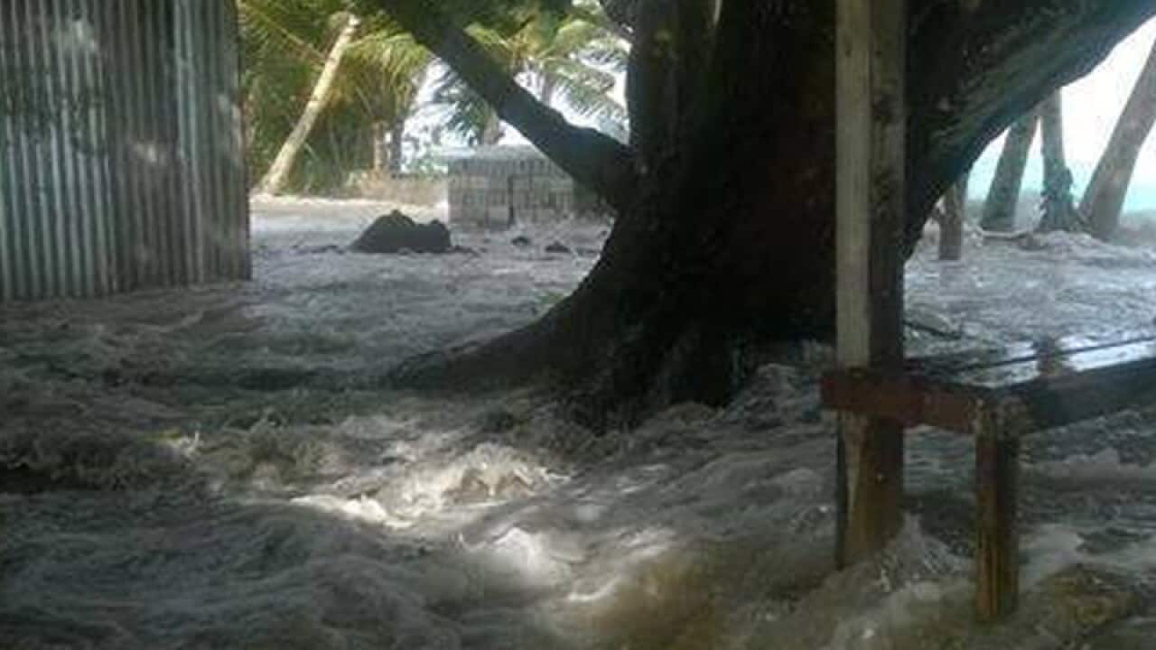 preparations in Tuvalu ahead of Cyclone Pam