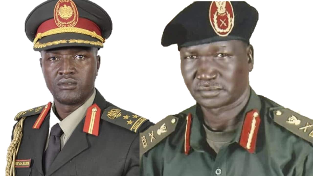 General Majier Abdalla and General Akok