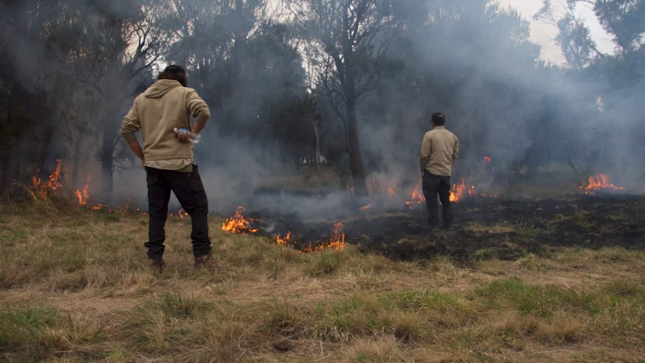Rangers watching the fire
