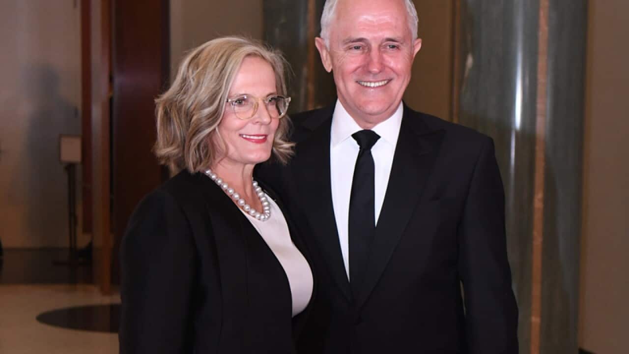 Prime Minister Malcolm Turnbull at the Midwinter Ball