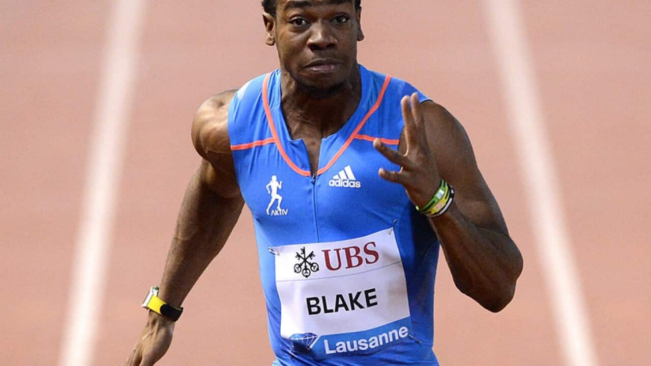 Yohan Blake from Jamaica