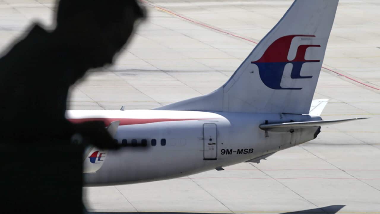 a Malaysia Airlines aircraft