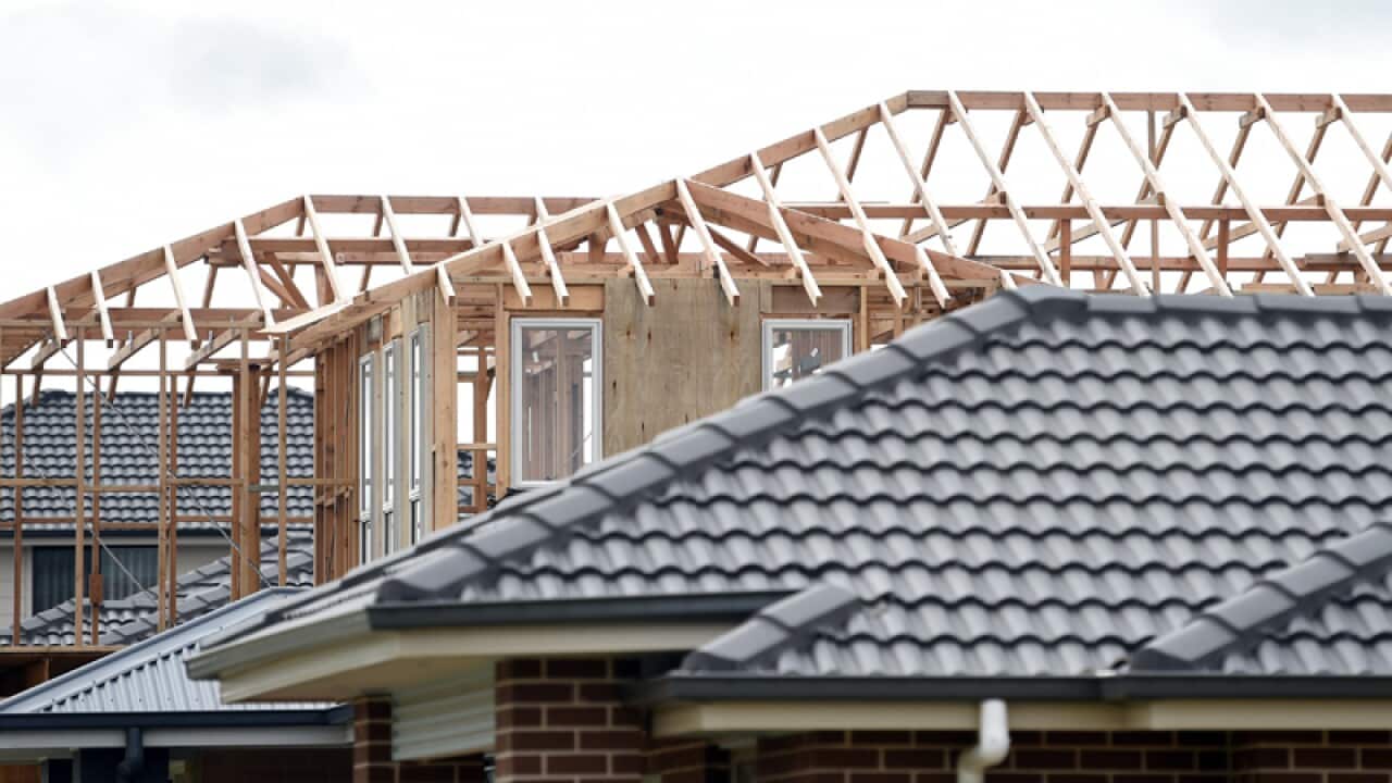 A property under construction.