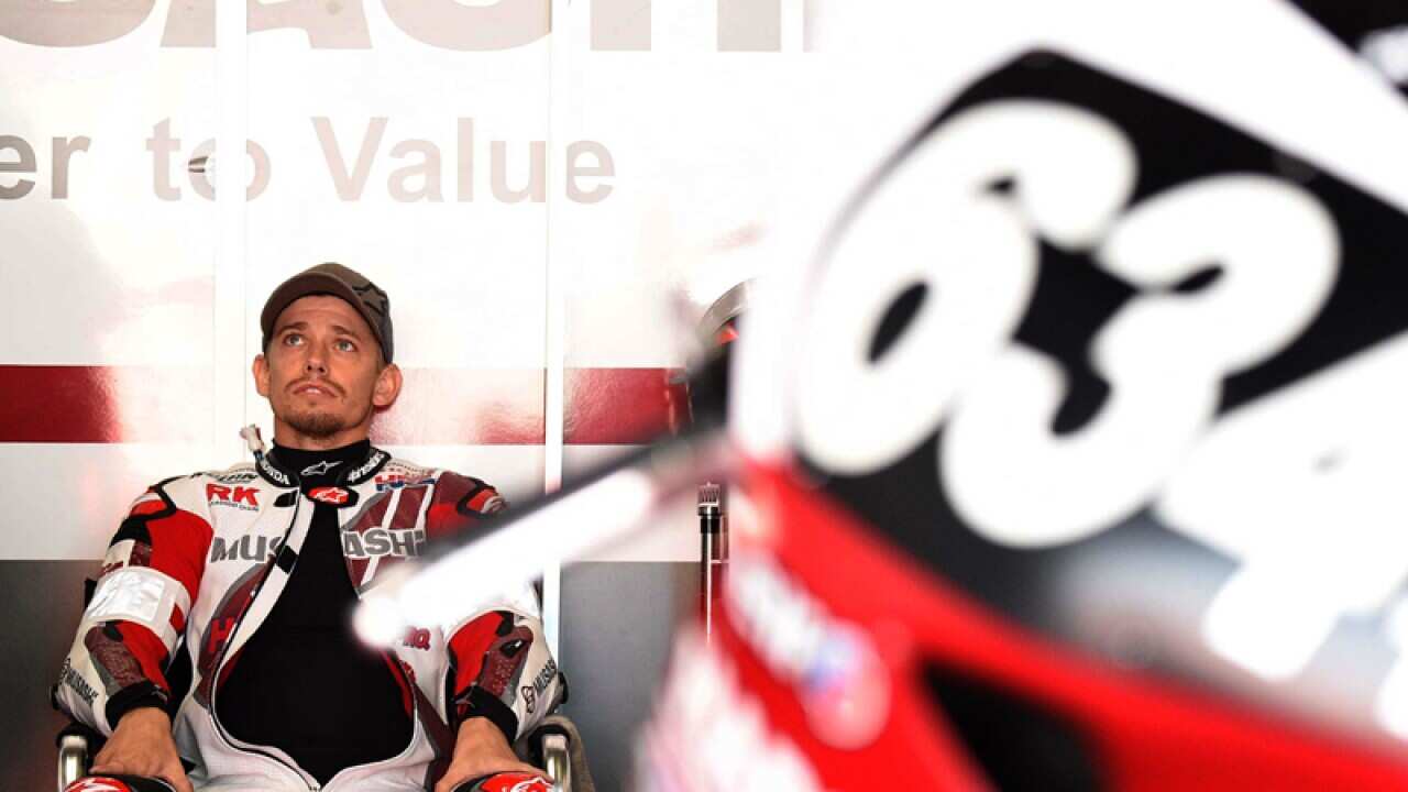 Australian former MotoGP rider Casey Stoner