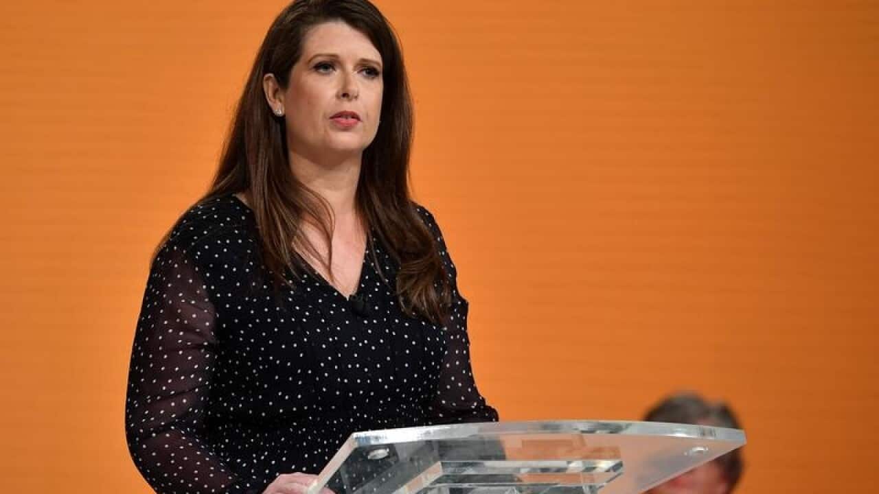 ABC CFO Louise Higgins speaks at the ABC's AGM in Sydney.