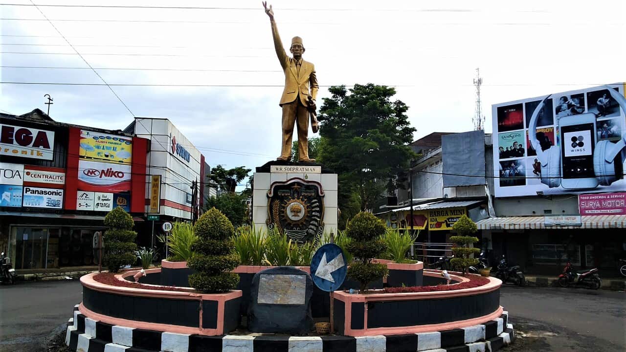 Wage Rudolf Supratman, the creator of the song “Indonesia” which becomes the Indonesian national anthem, “ Indonesia Raya”.