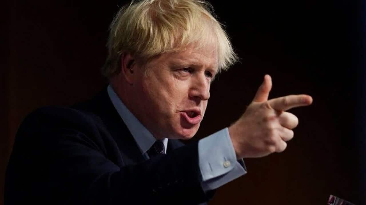 UK Prime Minister Boris Johnson.
