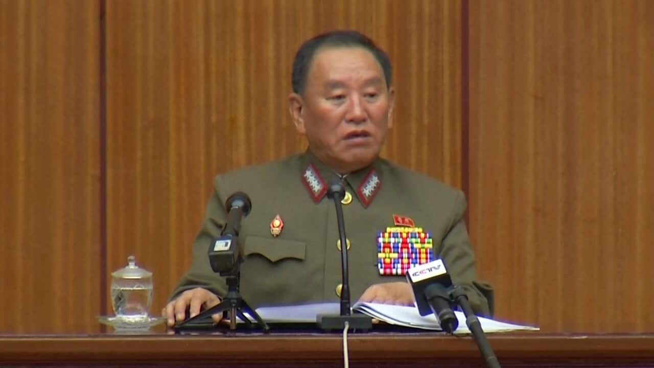 Kim Yong-chol, a vice chairman of the Central Committee of North Korea's ruling Workers' Party