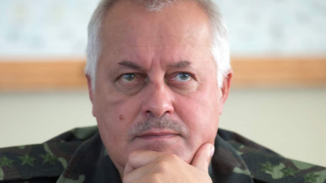 Head of the armed forces Volodymyr Zamana