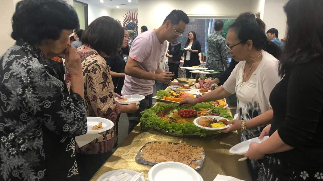 Dinner at the Indonesian Consulate General Republic of Indonesia in Melbourne after ICAV meeting, 2 Mar 2020.