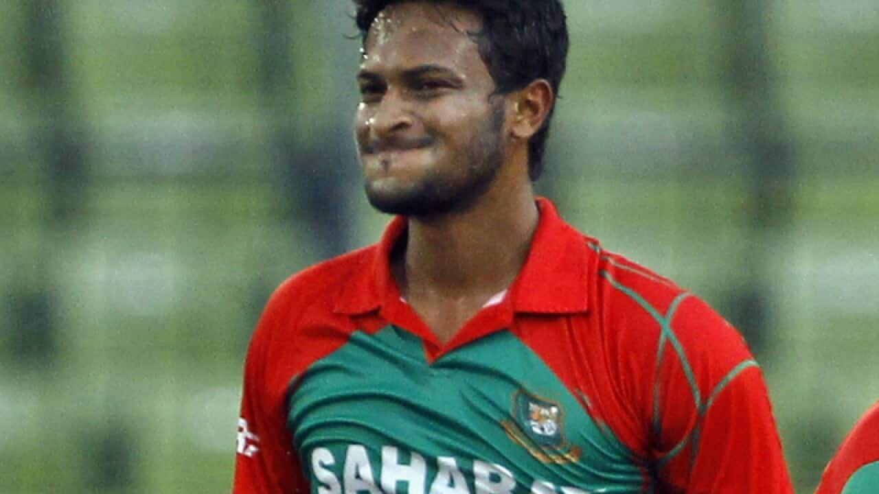 Bangladesh's Shakib Al Hasan