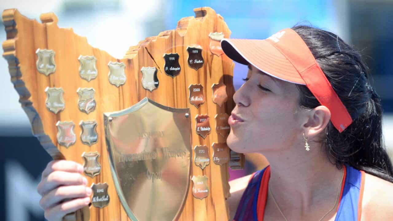 Spanish tennis player Garbine Muguruza