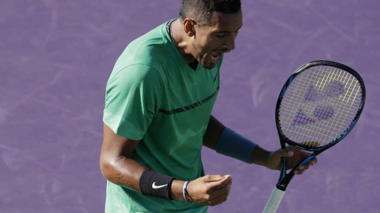 Nick Kyrgios of Australia