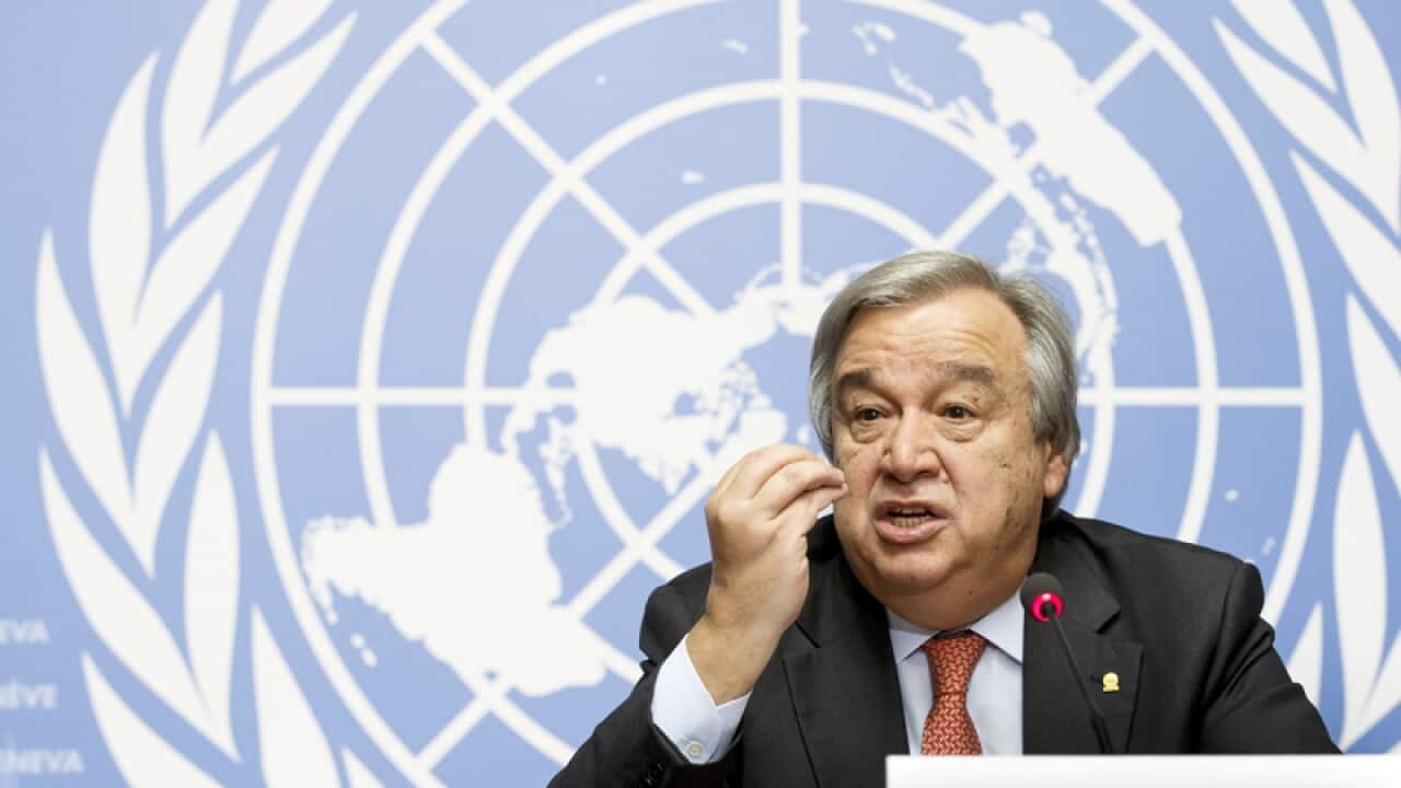 Portuguese Antonio Manuel de Oliveira Guterres